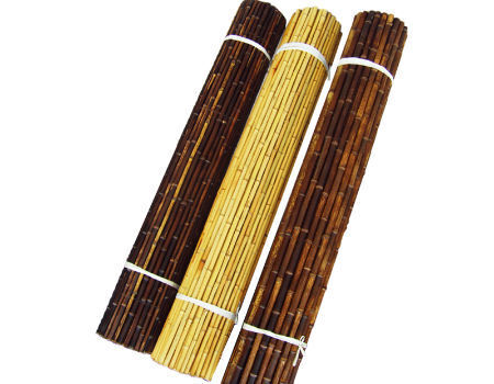 Barrière en bambou peinte matérielle en bambou naturelle Privacy Garden Border de Panels Rolled Bamboo de barrière 1