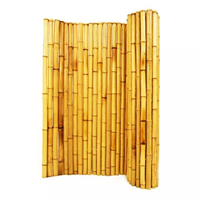 Barrière en bambou peinte matérielle en bambou naturelle Privacy Garden Border de Panels Rolled Bamboo de barrière 2