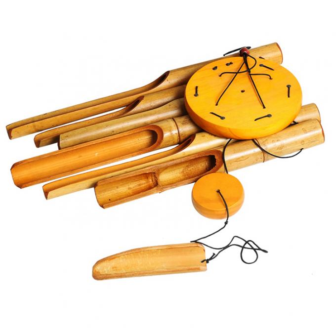 Chimes de vent en bambou avec une tonalité étonnante pour le jardin 4