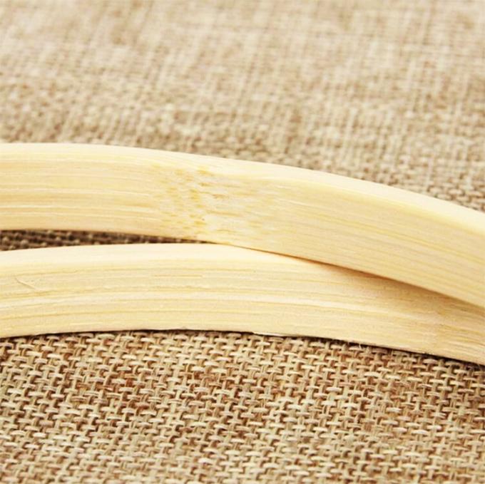 Cadre à broder réutilisable en bambou durable pour l'artisanat DIY 2