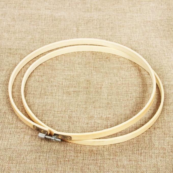 Cadre à broder réutilisable en bambou durable pour l'artisanat DIY 3