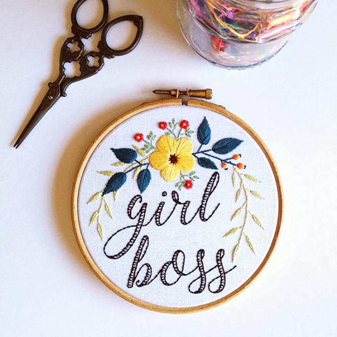 Cadre à broder réutilisable en bambou durable pour l'artisanat DIY 5