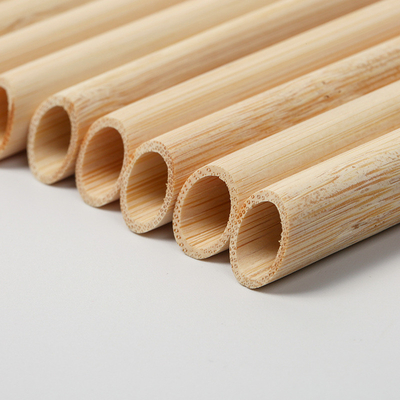 Straw With Customized Laser Label potable en bambou naturel réutilisable notent biodégradable