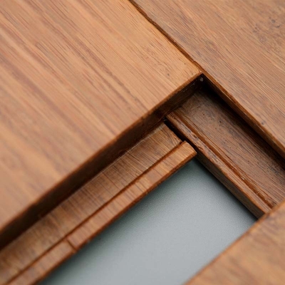 Plancher en bambou naturel de solide de couleur de café pour les meubles à la maison de parc de Decking