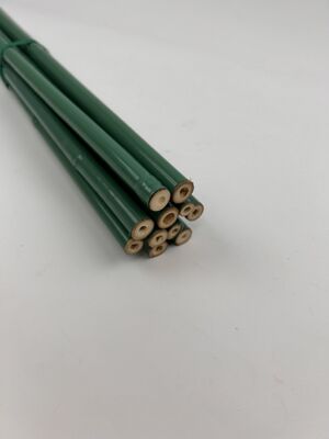 Tuteurs en bambou plastifiés résistants aux intempéries - Solution de support de jardinage ultime