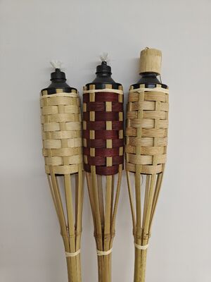 Des piquets de bambou de qualité durable 8-12 mm de diamètre pour le support de clôture de construction 100 cm 150 cm 200 cm