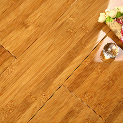 Le plancher stratifié en bambou vertical a carbonisé le plancher solide de couleur d'intérieur
