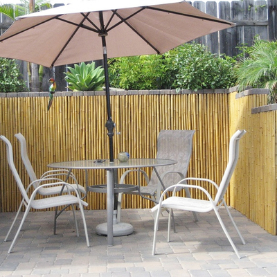 criblage roulé en bambou de barrière de 180cm de jardin en bambou décoratif de Natural Bamboo Fence