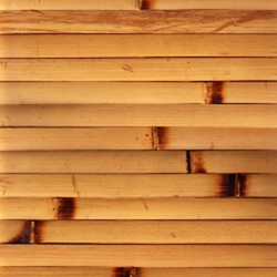 Petit pain de lambrissage en bambou du papier peint 3D décoratif en bambou de grain de Moso avec le modèle naturel
