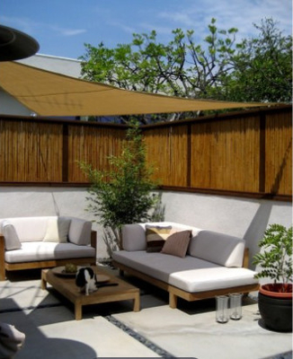 Clôture décorative réutilisable adaptée aux besoins du client de décoration de ferme d'arrière-cour de clôture en bambou