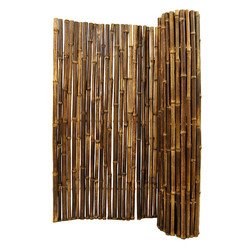 Clôture en bambou de With Frame Carbonized de barrière en bambou décorative de la crèche 2x1.8m
