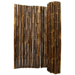 Barrière roulée en bambou examinante en bambou colorée naturelle de jardin de 240cm