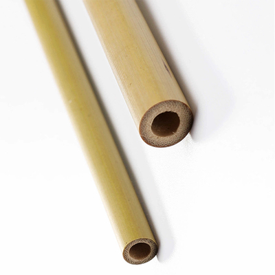 Pailles à boire en bambou 20x0.8cm réutilisables écologiques réutilisables avec la brosse