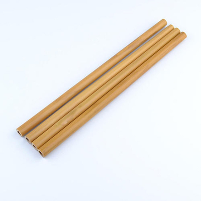Pailles réutilisables en bambou de pailles en bambou écologiques pour le boire de restaurant de barre de café