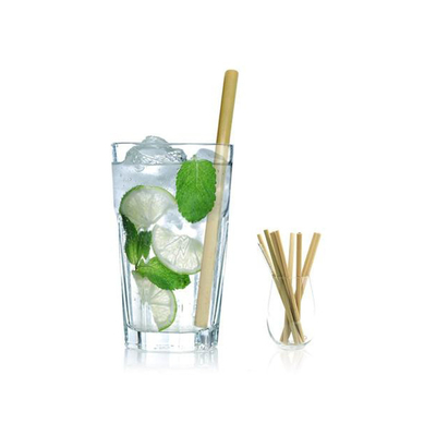 paille à boire en bambou de pailles de 22.5cm d'utilisation en bambou jetable de boisson