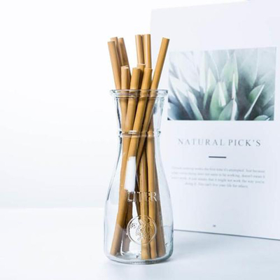 Les pailles en bambou organiques compostables ont adapté Logo Travel Juice Cocktail Use aux besoins du client