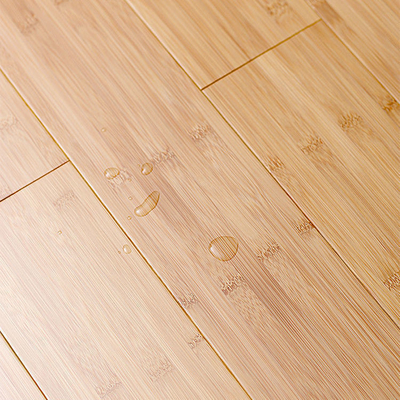 L'anti éraflure de plancher en bambou solide naturel de couleur imperméabilisent extérieur