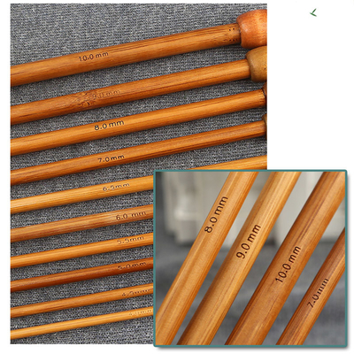 18 tailles ont placé les aiguilles de tricotage en bambou légères de circulaire font du crochet le tricotage principal simple de crochets