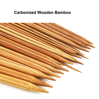 ensemble en bambou circulaire en bambou de crochets de crochet d'aiguilles de tricotage 12pcs