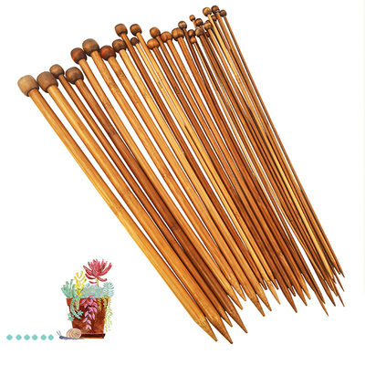 ensemble en bambou circulaire en bambou de crochets de crochet d'aiguilles de tricotage 12pcs
