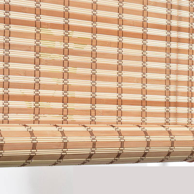L'intimité manuelle en bambou extérieure d'intérieur de lame de Sun de fenêtre d'abat-jour de rouleau de pergola drapent