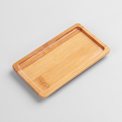 Caboteurs en bois en bambou carbonisés imperméables légers pour la vaisselle de cuisine en verre