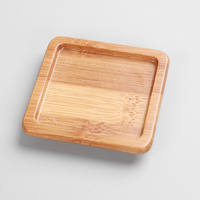 Caboteurs en bois en bambou carbonisés imperméables légers pour la vaisselle de cuisine en verre