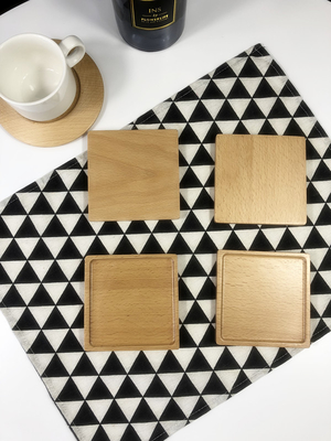Les caboteurs en bambou de blanc rond imperméabilisent le tapis de Mat For Home Cafe Drinking de caboteur