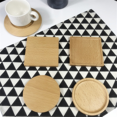 Les caboteurs en bambou de blanc rond imperméabilisent le tapis de Mat For Home Cafe Drinking de caboteur