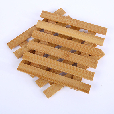 Petits sous-verres en bambou vierges poreux pour plateau de pot de plante succulente 3,2 pouces