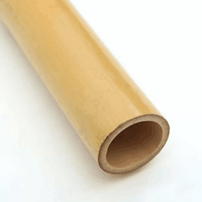 Enjeux en bambou naturels purs de Polonais de bambou de Moso de 3 pouces pour le jaune de décoration d'usine