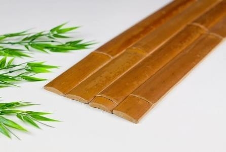 Moitié naturelle biodégradable de Polonais de taille en bambou en bambou de lamelles adaptée aux besoins du client pour la décoration