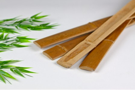 Les lamelles en bambou épaisses en bambou naturelles de matière première de Moso pour la décoration Handcraft