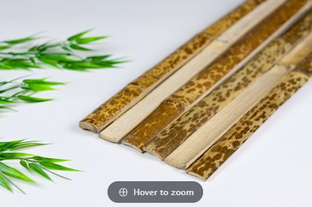 Les arts décoratifs naturels ouvre les lamelles en bambou matérielles pour des meubles de cadre