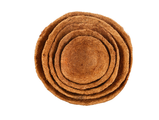 Panier accrochant de planteur en métal de décoration de jardin avec le revêtement de Cocos de fibre de coco de Cocos