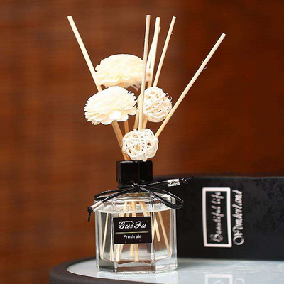bâtons en bois de luxe de diffuseur d'huile essentielle d'arome de refraîchissant de Reed Diffuser Sticks Home Air de rotin de 22.5cm