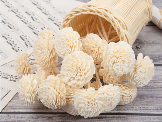 Le bois flairé a séché Sola Flower Reed Diffuser 15cm avec la mèche de coton pour décoratif
