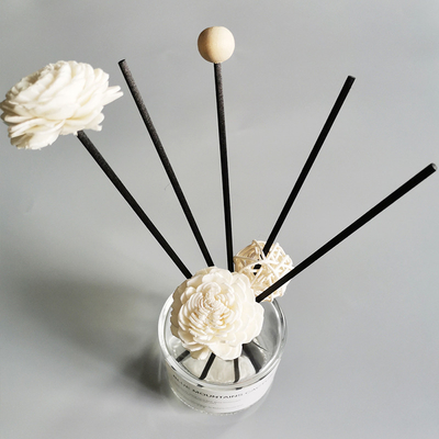 Le bois flairé a séché Sola Flower Reed Diffuser 15cm avec la mèche de coton pour décoratif