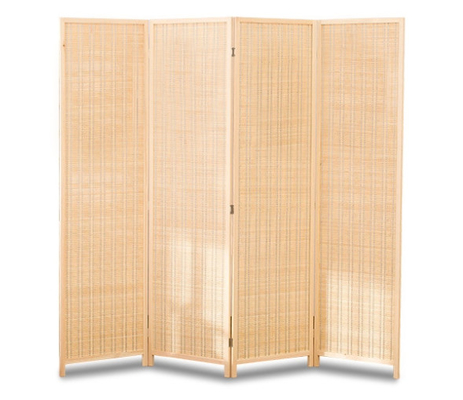 Écran en bambou de bien mobilier de diviseurs de pièce pour l'intimité à la maison de séparation de pliage de décoration