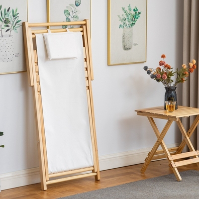 Chaise pliante de jardin en bois réglable campante extérieure de chaise de chaise en bambou de pique-nique de loisirs