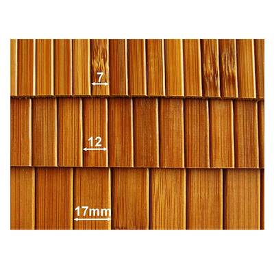 Panneautage en bambou de lamelles en bambou naturelles de Wallcovering pour le restaurant à la maison