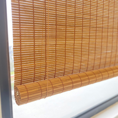 le petit pain en bambou 2m imperméable de lamelle de 1.5m aveugle Sun Roman Bamboo Blinds tissé par preuve
