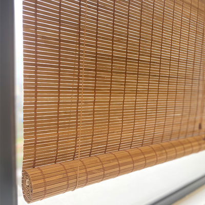 Le bambou naturel enroulent le volet aveugle de Roman Shade Home Decoration Sun de fenêtre