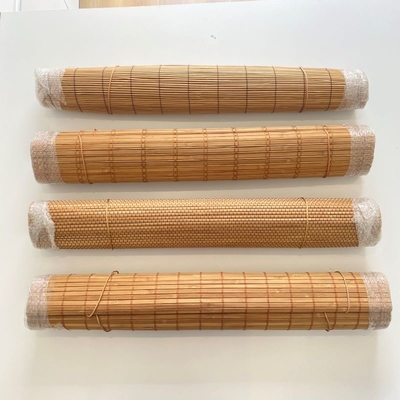 Protection solaire aveugle en bambou adaptée aux besoins du client 180*180cm de rouleau de nuances en bois pour la maison