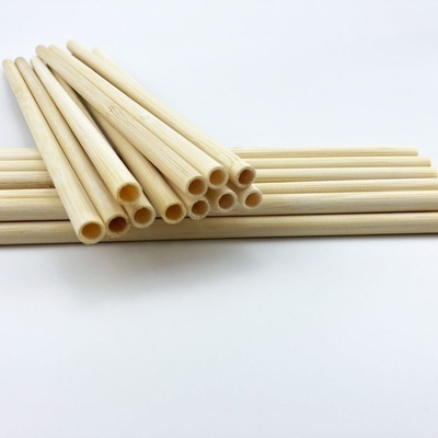Straw With Customized Laser Label potable en bambou naturel réutilisable notent biodégradable