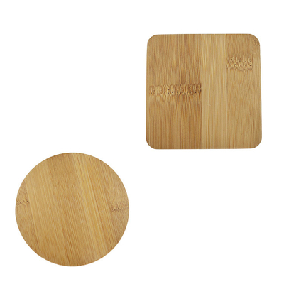 usine en bambou Tray Anti Scratch Table Mat de 9cm à l'intérieur pour les pots succulents d'usine