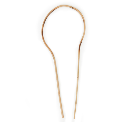 Le bambou de matière première de 100% jalonne 6m que les cercles de forme d'U Handcrafted la fleur de soutien de treillis