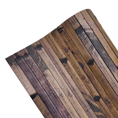 Moitié naturelle biodégradable de Polonais de taille en bambou en bambou de lamelles adaptée aux besoins du client pour la décoration