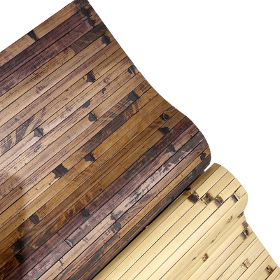Moitié naturelle biodégradable de Polonais de taille en bambou en bambou de lamelles adaptée aux besoins du client pour la décoration