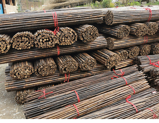 Bois en bambou Reed Fence Painted Panels Rolled de jardin naturel 10*100cm